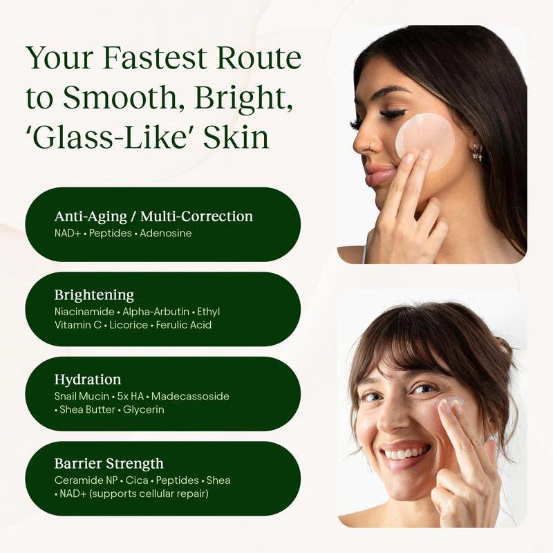 Meowzle Toner Pads & NAD+ Anti-Aging Moisturizing Cream