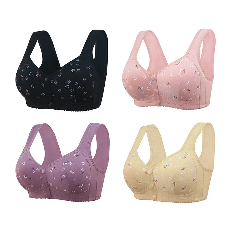 COMFORTABLE  CONVENIENT FRONT BUTTON BRA