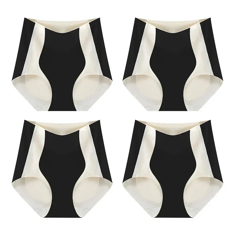 COLOR BLOCK TRACELESS HIP LIFTING SHAPING PANTIES