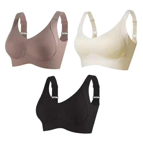 🔥Women's Ribbed Adjustable Wireless Bra