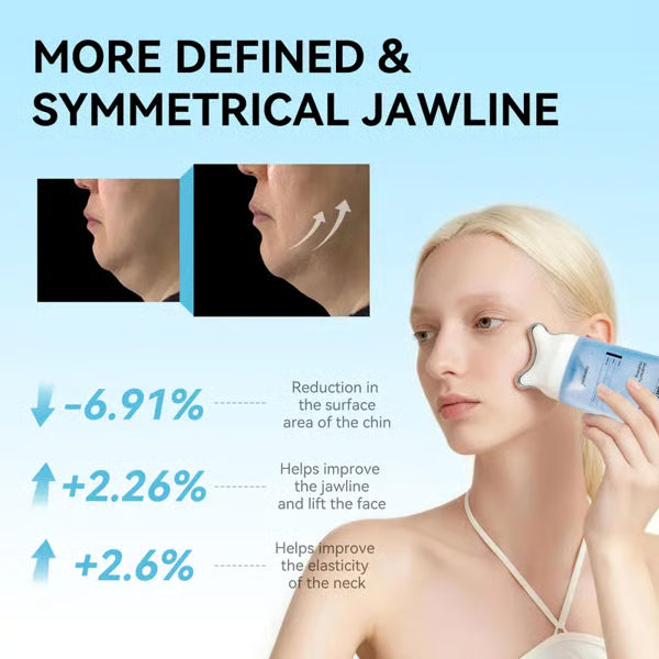 Jaw Line Lift-Sculpting Glass Gel Cream with Gua Sha