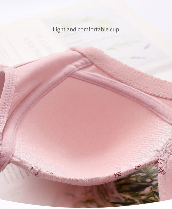 2024 Large size thin underwear anti-sagging bra
