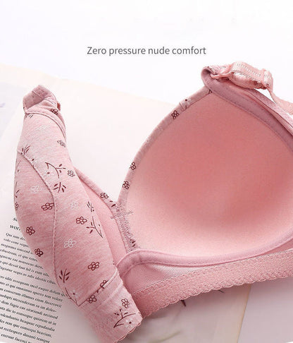 2024 Large size thin underwear anti-sagging bra