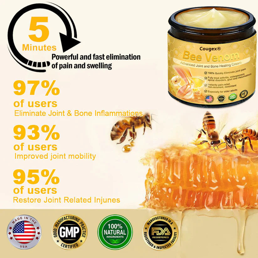 Cougex® Bee Venom Advanced Joint and Bone Healing Cream