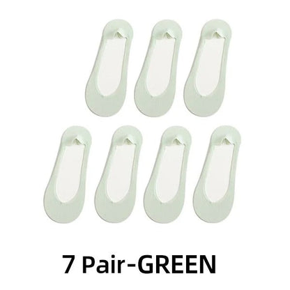 2022 Invisible Non-slip Ice Silk Socks