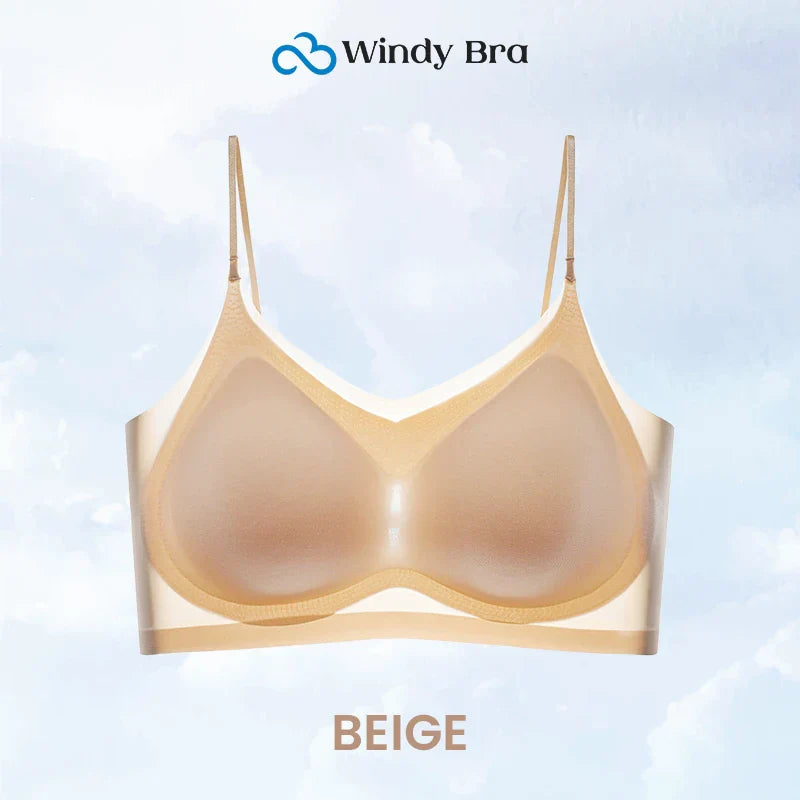 Summer seamless ultra thin plus size ice silk comfort bra