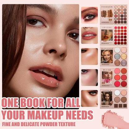 🏆#1 Bestselling - 24-Color Eyeshadow Palette - 5-Layer Book-Style Makeup Palette with 67 Pro Shades(✨WATERPROOF AND LONG-LASTING)