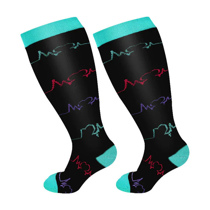 2023 Printed Compression Socks For Men Women