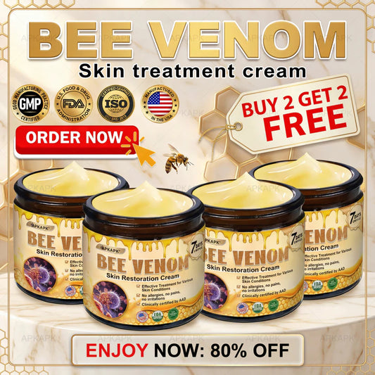 APKAP®Bee venomSkin Restoration Creaml💎💎 Powerful anti-aging solution that targets deepwrinkles,fine lines,sagging skin,and dryness