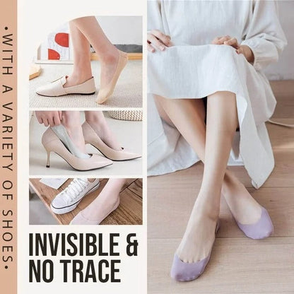 2022 Invisible Non-slip Ice Silk Socks