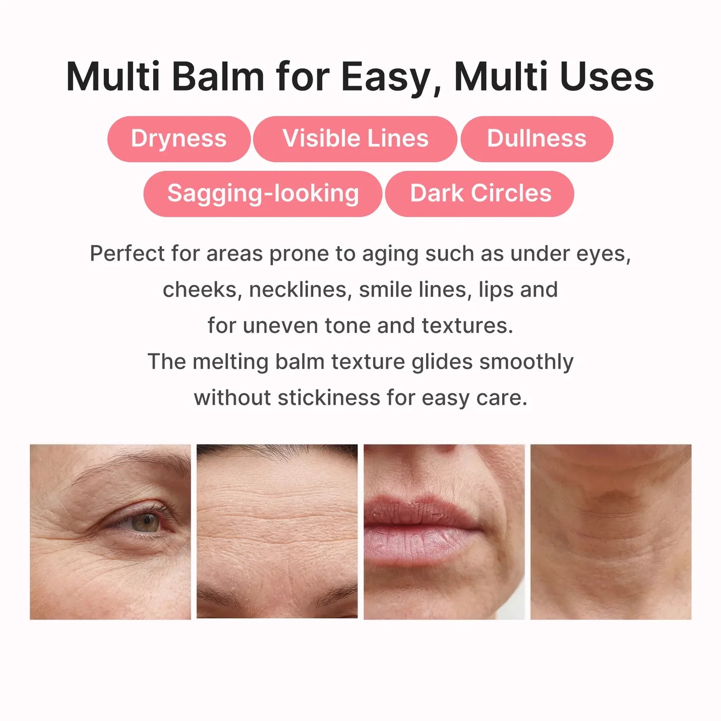 medicube PDRN Pink Collagen Volume Multi Balm Stick | Volufiline, PDRN, NAD, Collagen | Face & Body Balm for Under-Eyes, Neck, Forehead, Smile Lines, Lips | Plumping, Radiance, Line Care | K-Beauty