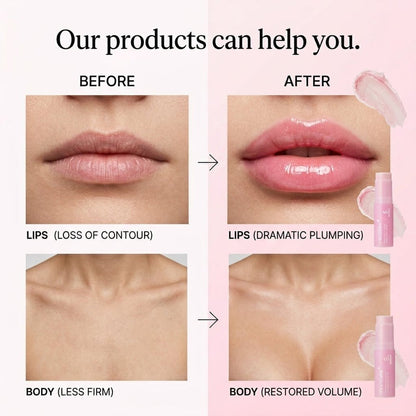 medicube PDRN Pink Collagen Volume Multi Balm Stick | Volufiline, PDRN, NAD, Collagen | Face & Body Balm for Under-Eyes, Neck, Forehead, Smile Lines, Lips | Plumping, Radiance, Line Care | K-Beauty