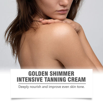 🔥 2025 Summer Hot Sale — Gold Shimmer Tanning Gel | Deep Bronze & Hydrate