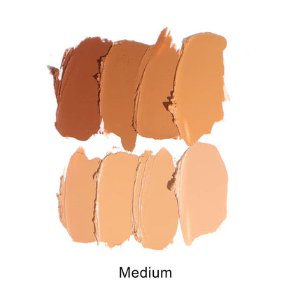 Luxlue Soft Matte Cream Concealer 8-Shade Fade Palette