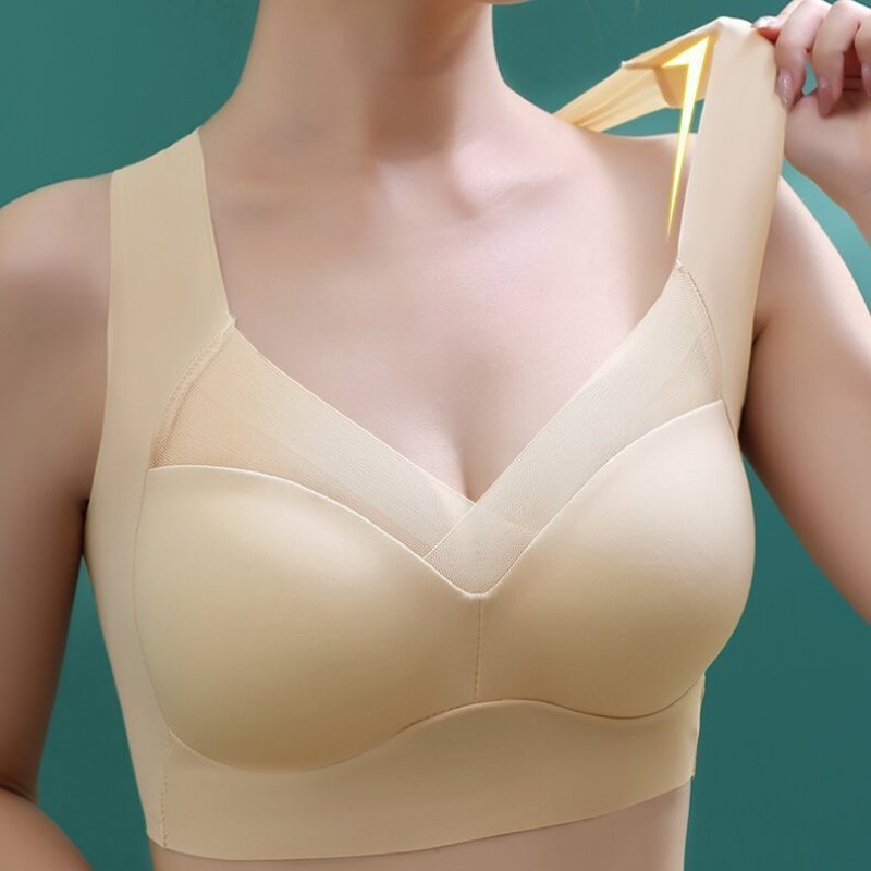 Plus Size Seamless Push Up Wireless Bras