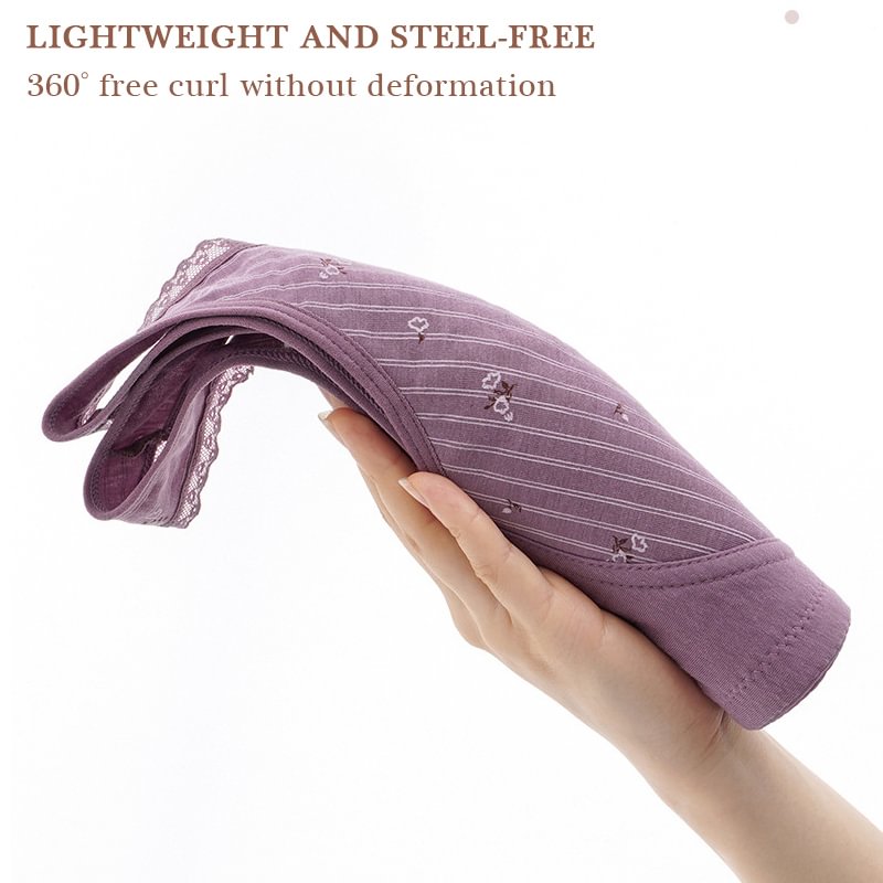 Design for Senior Front Closure Cotton Bra