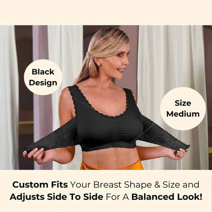 Comfy Corset Adjustable Bra Front Cross Side Buckle Lace Bras