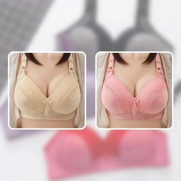 Comfort type no steel ring bra