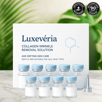 Luxevéria : Clinical-Grade Collagen That Erases Deep Lines Without Needles