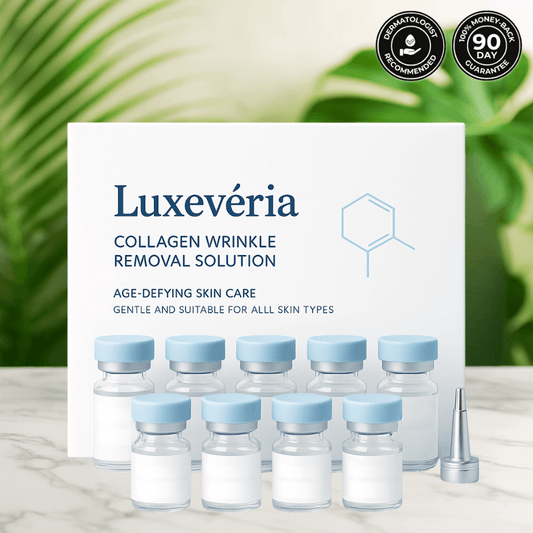 Luxevéria : Clinical-Grade Collagen That Erases Deep Lines Without Needles