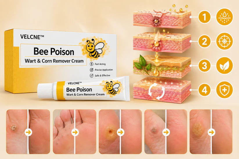 👩‍⚕️Velcne™Bee Poison Wart & Corn Remover Cream