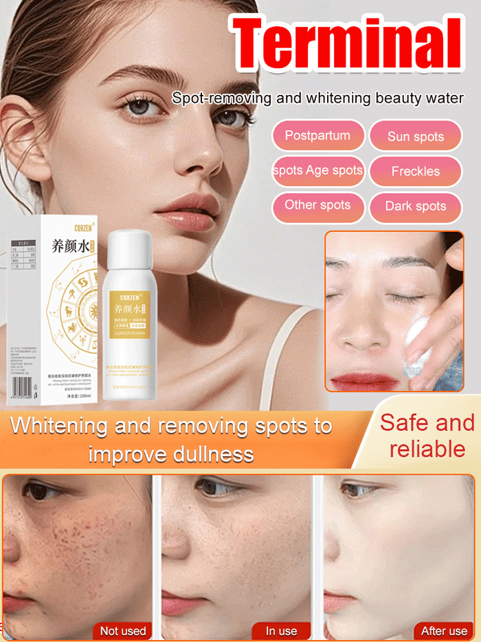 Blemish removal whitening and beauty water